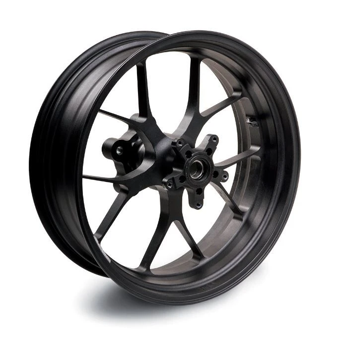 Aprilia Zwart Gegoten Aluminium Velg Achter RSV 4 RF/RR / Tuono V4 1100 Factory/RR (15-) 3 Aprilia Zwart Gegoten Aluminium Velg Achter RSV 4 RF/RR / Tuono V4 1100 Factory/RR (15-)