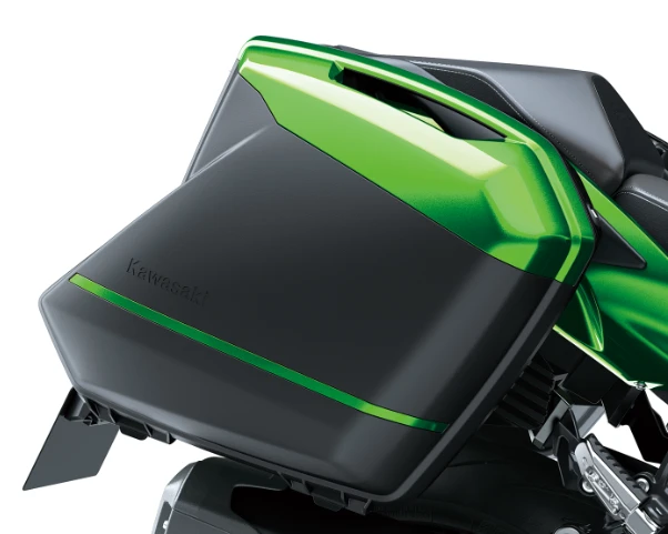 Kawasaki Zijkoffer Cover Emerald Blazed Green (60R) 3 Kawasaki Zijkoffer Cover Emerald Blazed Green (60R)