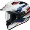 Shoei Hornet ADV Navigate Motorhelm -Motorfietsuitrustings Winkel Shoei hornet adv navigate blauw wit rood b37a