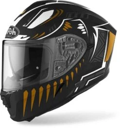 Airoh Spark Vibe Motorhelm -Motorfietsuitrustings Winkel airoh spark vibe zwart 07de