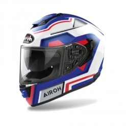 Airoh ST-501 Square Motorhelm -Motorfietsuitrustings Winkel airoh st 501 square blauw wit rood cbd3