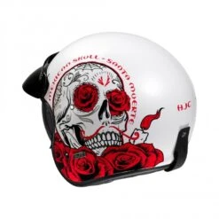 HJC V31 Desto Motorhelm -Motorfietsuitrustings Winkel hjc v31 desto wit rood 4 d25c