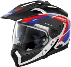Nolan N70-2 X Grandes Alpes Motorhelm -Motorfietsuitrustings Winkel n70 2 x grandes alpes n com m.white 26 69db