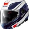Nolan N100-5 Orbiter Motorhelm -Motorfietsuitrustings Winkel nolan n100 5 orbiter blauw wit 1afc