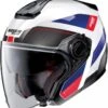 Nolan N40-5 Pivot Motorhelm -Motorfietsuitrustings Winkel nolan n40 5 pivot wit blauw rood 0f1e
