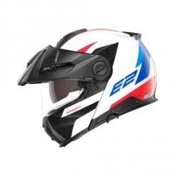 Schuberth E2 Defender Motorhelm -Motorfietsuitrustings Winkel schuberth e2 defender wit rood blauw 2 d6f8