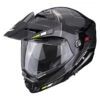 Scorpion ADX-2 Camino Motorhelm -Motorfietsuitrustings Winkel scorpion adx 2 camino zwart fluogeel e186
