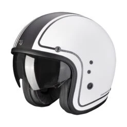 Scorpion Belfast Evo Retrol Motorhelm 7 Scorpion Belfast Evo Retrol Motorhelm -Motorfietsuitrustings Winkel scorpion belfast evo retrol blanc mat argent b7bc
