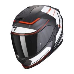 Scorpion Exo-1400 Evo Air Vittoria Motorhelm -Motorfietsuitrustings Winkel scorpion exo 1400 evo air vittoria zwart wit rood 7a7d