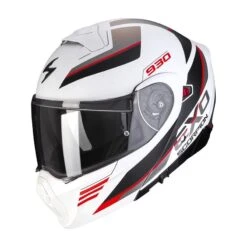 Scorpion Exo-930 Navig Motorhelm 7 Scorpion Exo-930 Navig Motorhelm -Motorfietsuitrustings Winkel scorpion exo 930 navig wit rood 6752