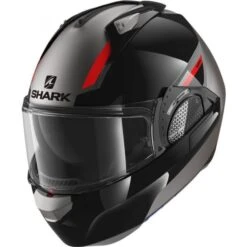 Shark Evo GT Sean Motorhelm -Motorfietsuitrustings Winkel shark evo gt sean zwart rood 299e