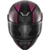 Shark Skwal 2 LED Hallder Motorhelm -Motorfietsuitrustings Winkel shark skwal 2 led hallder zwart roze 1 73de
