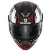 Shark Skwal 2 LED Noxxys Motorhelm -Motorfietsuitrustings Winkel shark skwal 2 led noxxys zilver rood 1 73b9