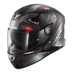 Shark Skwal 2 LED Venger Motorhelm -Motorfietsuitrustings Winkel shark skwal 2 led venger zwart rood 5d1d