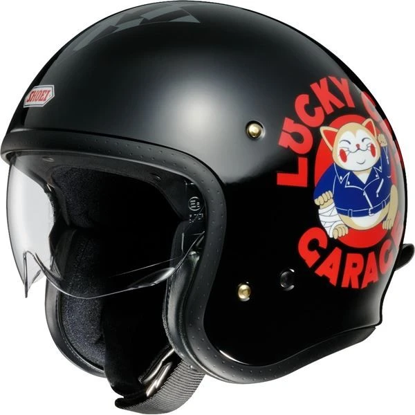 Shoei J.O Lucky Cat Garage TC-5 Motorhelm 5 Shoei J.O Lucky Cat Garage TC-5 Motorhelm - Afbeelding 3