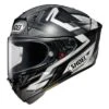 Shoei X-SPR Pro Escalate Motorhelm -Motorfietsuitrustings Winkel shoei x spr pro escalate integraalhelm zwart wit 7f62